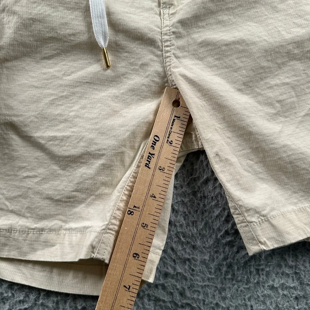 BYLT Men's Shorts XXL‎ Beige Cotton Spandex Cargo Drawstring 6.5